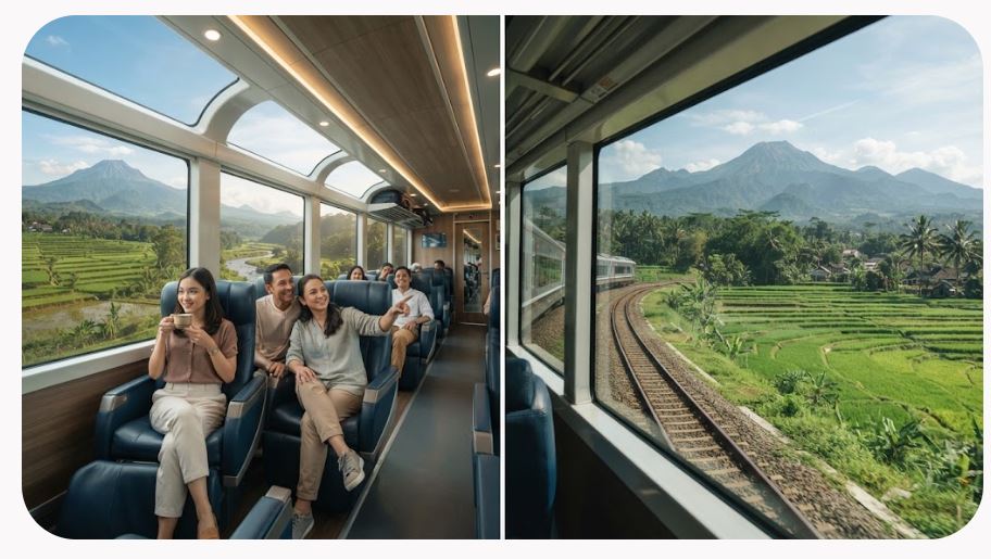 Traveling dengan Kereta Api Panoramic, Begini Cara Membuat Perjalanan Lebih Nyaman dan Berkesan