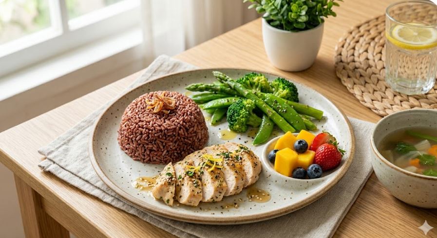 Tak Sekadar Kenyang, Ini Porsi Tepat Karbohidrat, Protein, dan Serat Saat Makan Siang