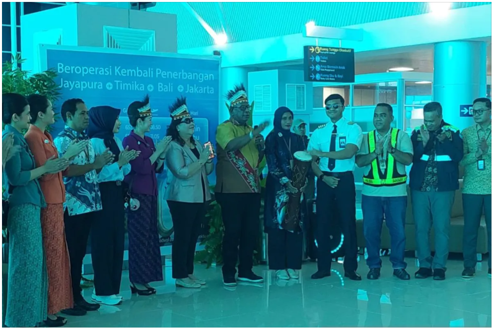 Garuda Indonesia buka kembali rute penerbangan Timika-Denpasar