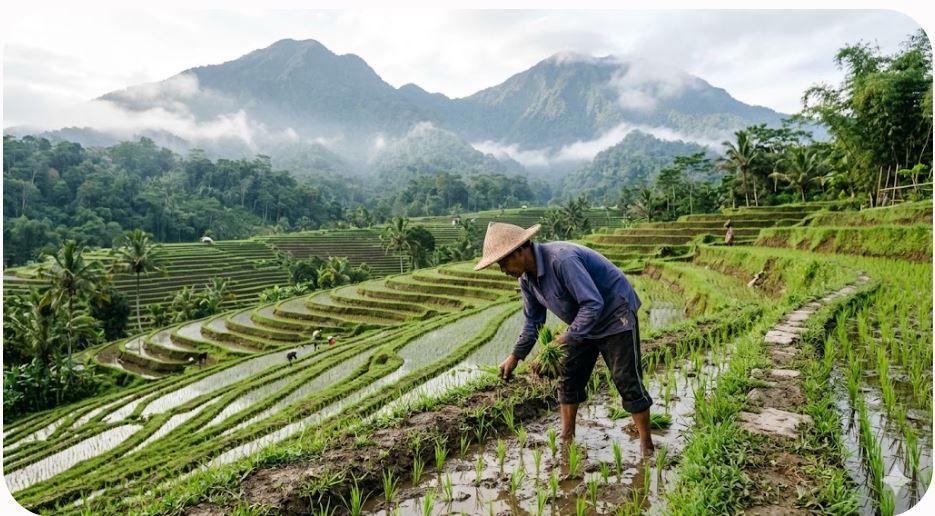 Mengenal Sawah Terasering: Solusi Cerdas Nenek Moyang Mengolah Lahan Perbukitan