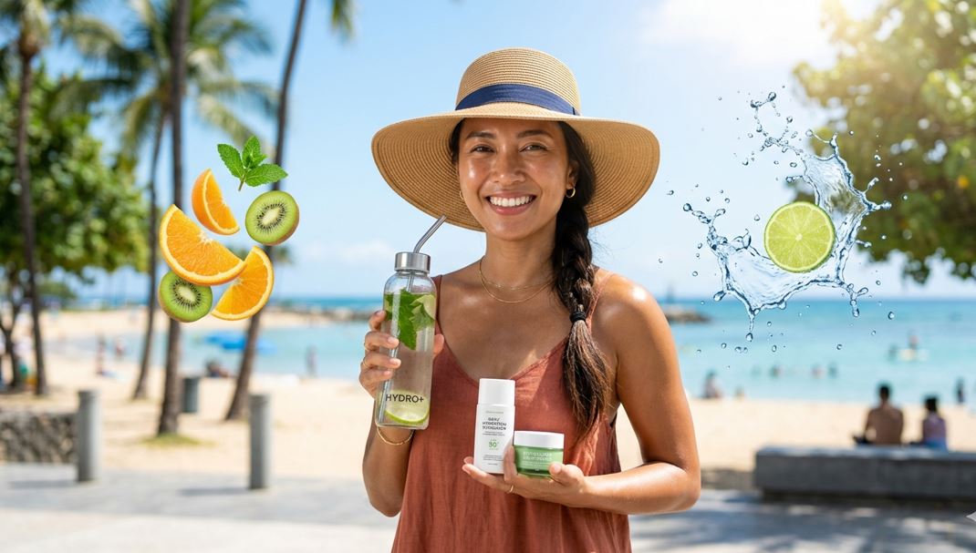 Kulit Tetap Lembap di Tengah Terik Matahari: Tips Simpel Anti Kering dan Kusam