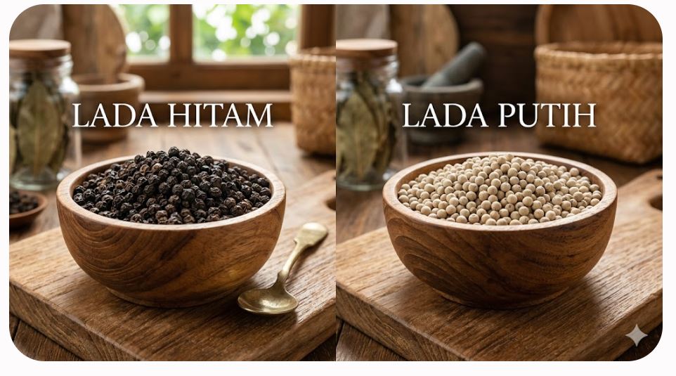 Perbedaan Lada Hitam dan Lada Putih, Ternyata Manfaatnya Tidak Sama