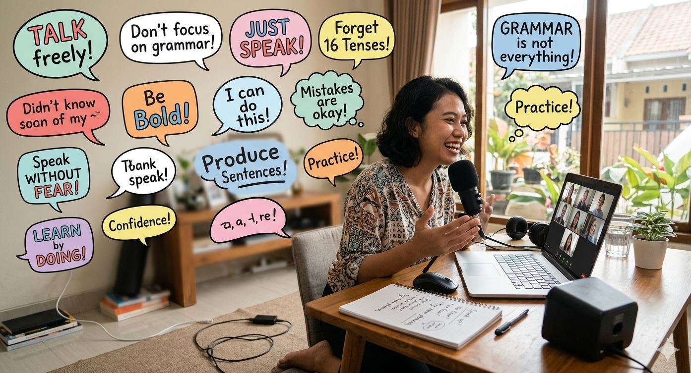 Cara Ngomong Bahasa Inggris Lancar Tanpa Pusing Grammar! Ini Tips dari Praktisi