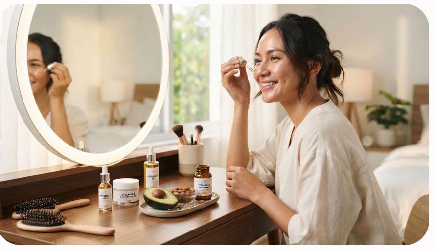 5 Manfaat Vitamin E untuk Wajah yang Perlu Diketahui, dari Antioksidan hingga Menjaga Kelembapan