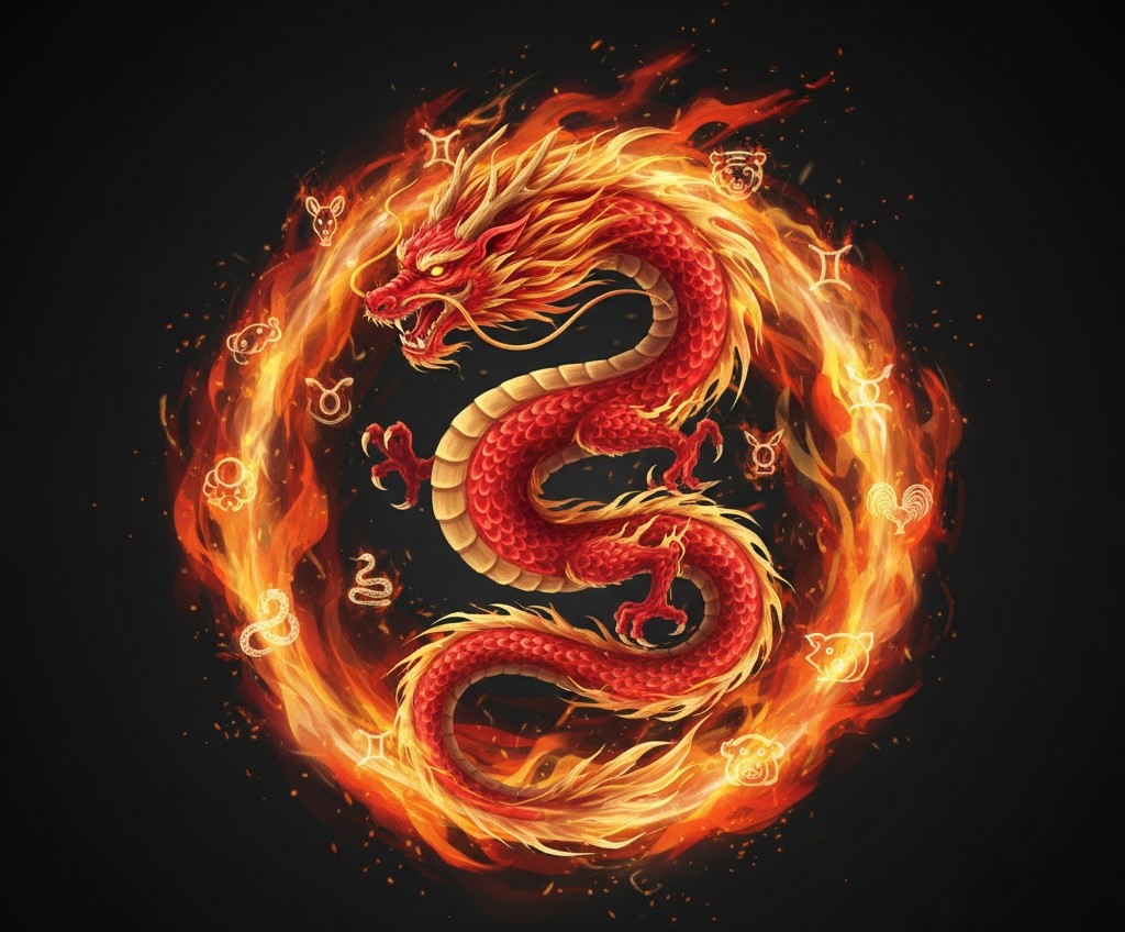 Masuk Tahun Naga Api, Ini Shio Paling Beruntung di 2026!