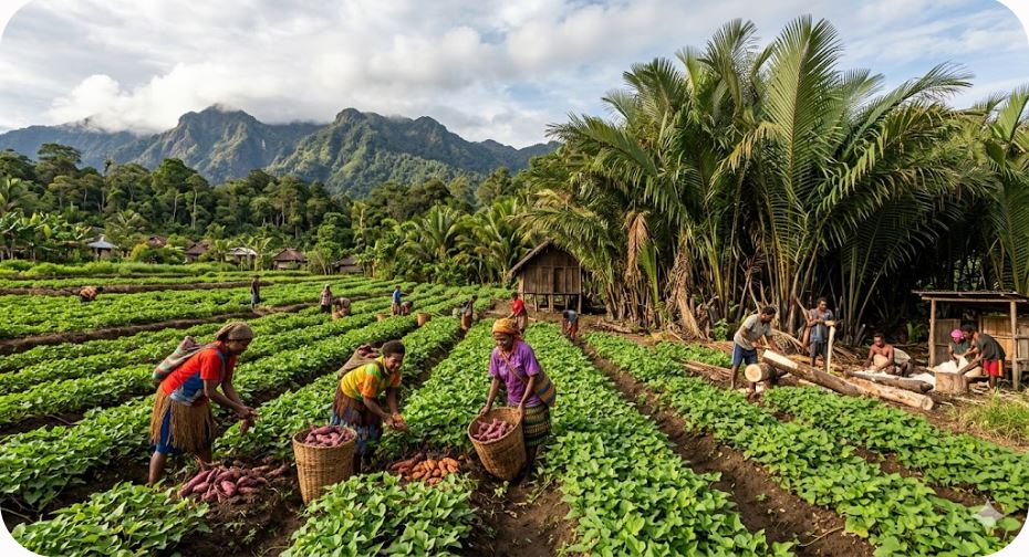 Saat Dunia Mencari Pangan Masa Depan, Indonesia Punya Ubi, Sagu, dan Papeda