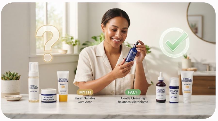 Sering Salah Kaprah, Ini Mitos dan Fakta Skincare yang Wajib Diketahui