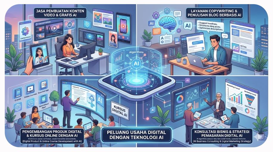 Modal Kecil, Peluang Besar! Cara Membuka Usaha Hanya dengan HP dan AI