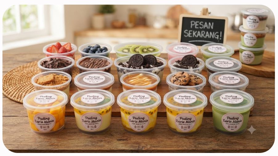 Modal Kecil, Peluang Besar! Begini Cara Memulai Usaha Puding Rumahan