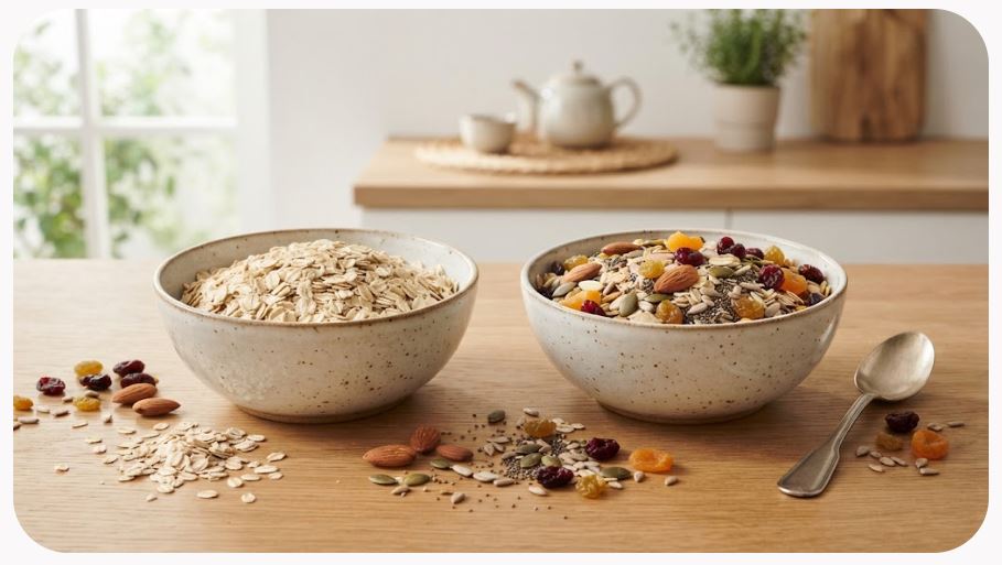 Muesli atau Rolled Oats, Mana yang Lebih Baik untuk Sarapan? Ini Perbedaannya
