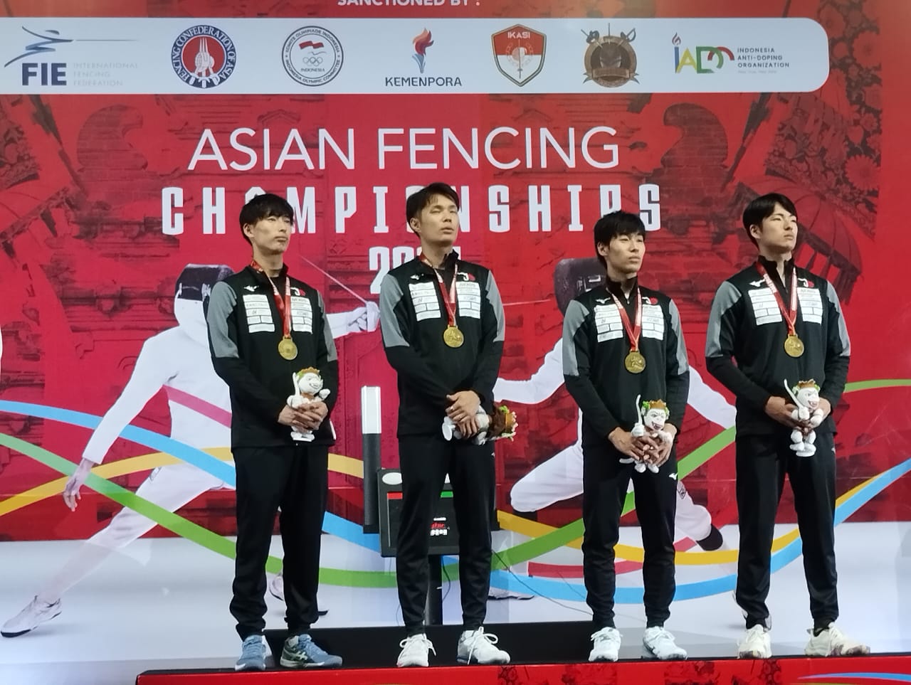Tim Putra Jepang Sabet Emas Lagi Dari Degen Putra, Pastikan Juara Umum Kejuaraan Anggar Asia 2025 