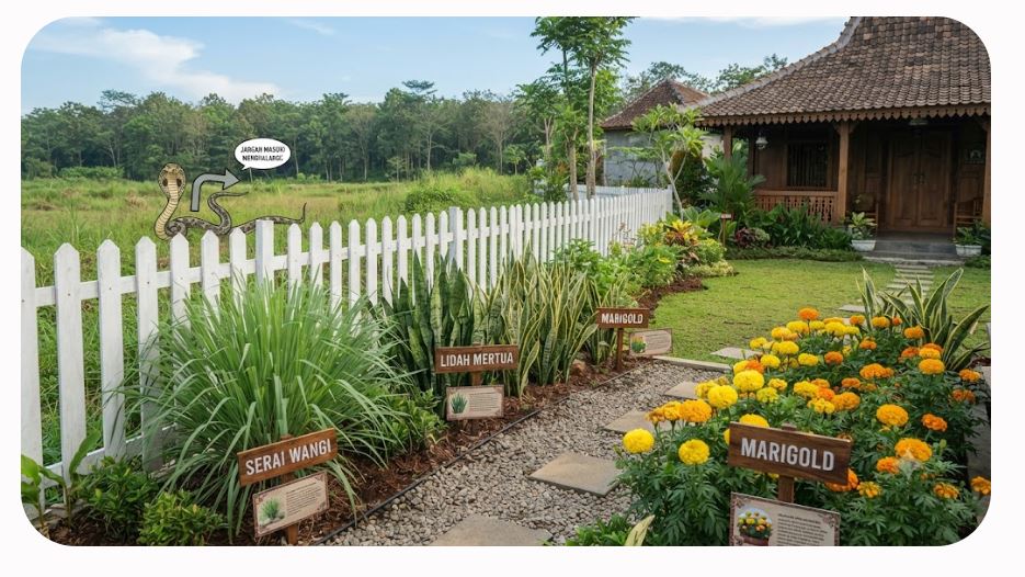 Ingin Rumah Terhindar dari Ular? Kenali Tanaman yang Sering Dipercaya Sebagai Pengusir Alami