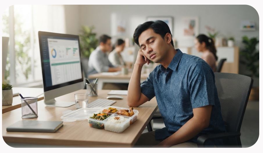 Sering Ngantuk di Kantor Setelah Makan Siang? Ini Penyebab dan Cara Mengatasinya