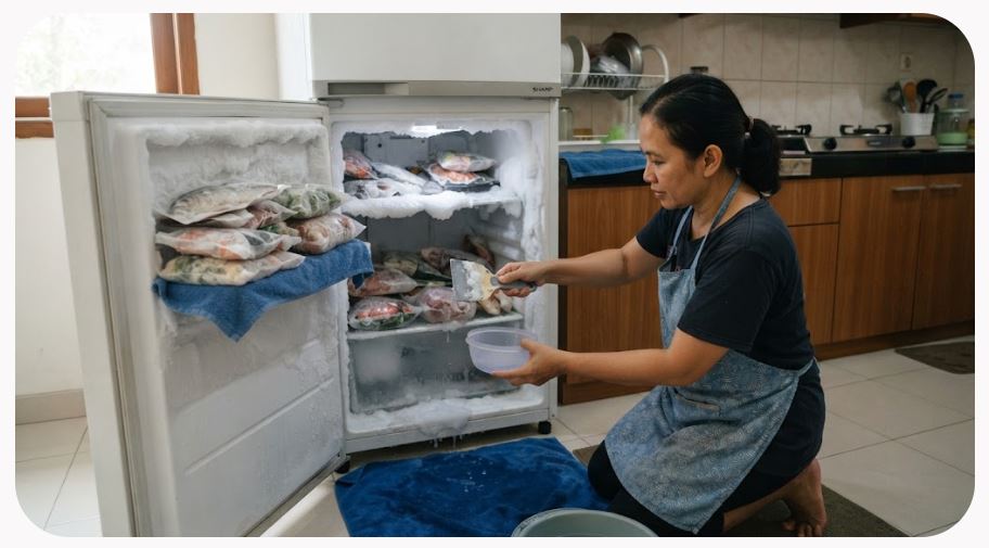 Bunga Es di Freezer Kulkas Makin Tebal, Jangan Dibiarkan! Ini Cara Mengatasinya