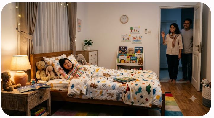 Anak Tak Mau Tidur Sendiri? Coba Tips Efektif Melatih Kemandirian Ini
