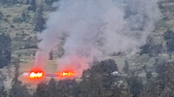 KKB Bakar Rumah Bupati dan Gereja di Puncak, Satgas Cartenz: Itu Propaganda