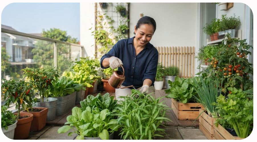 Hemat Belanja Sayur, Ini 7 Jenis Sayuran yang Mudah Ditanam di Pot di Rumah