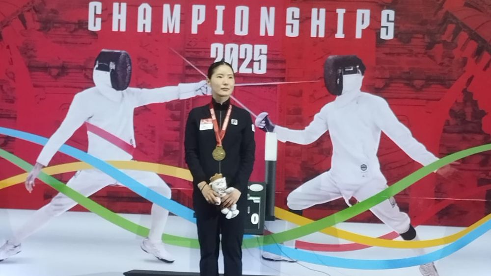 Song Sera Impikan Gelar Olimpiade setelah Juara Degen Perseorangan Putri Kejuaraan Anggar Asia 2025 Bali