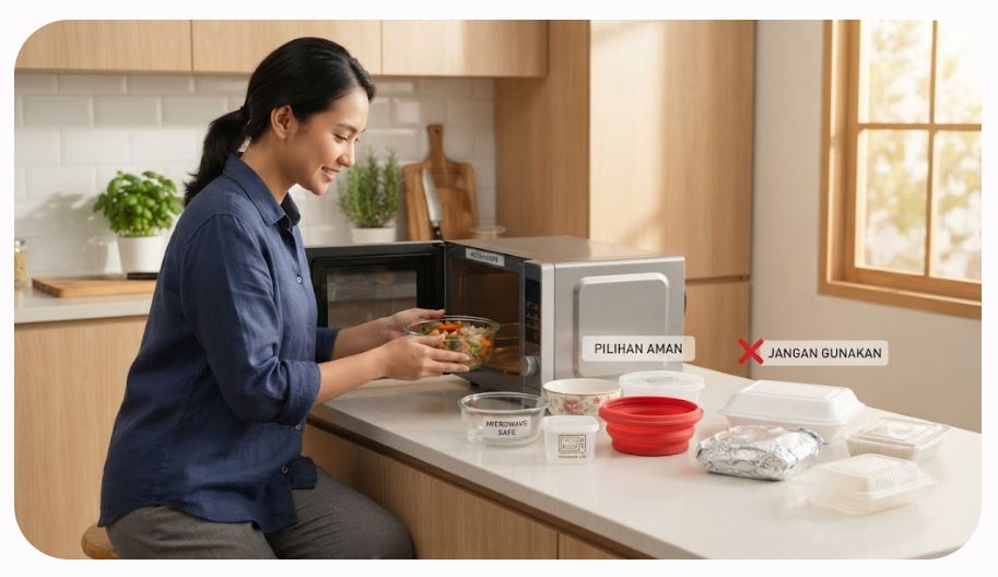 Sering Panaskan Makanan di Microwave? Pastikan Gunakan Wadah Ini agar Tetap Aman dan Sehat