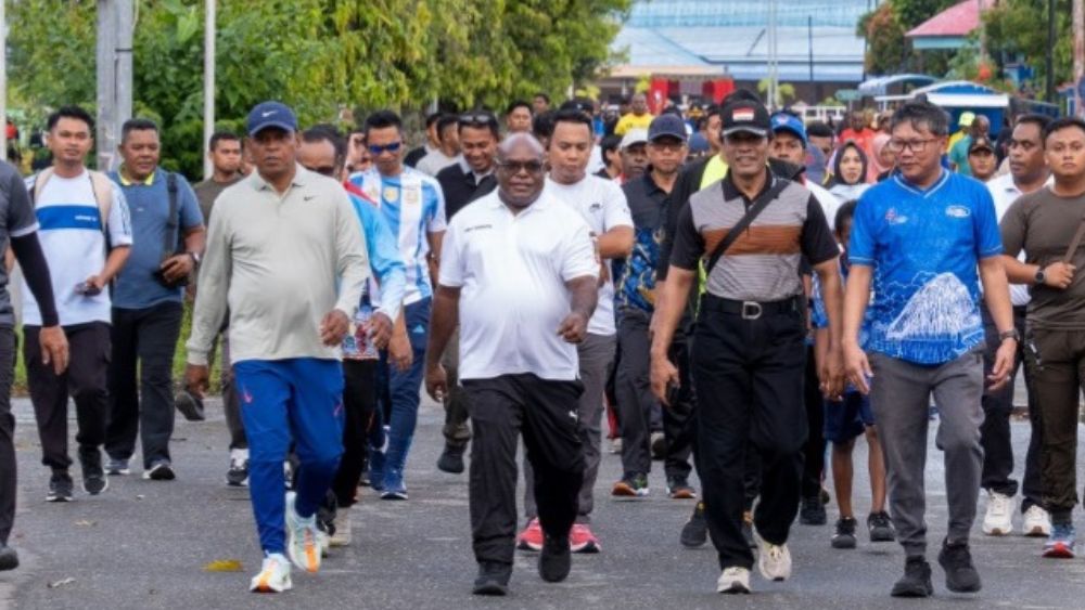 Car Free Day Perdana Resmi Digelar di Nabire, Gubernur Papua Tengah Pimpin Langsung