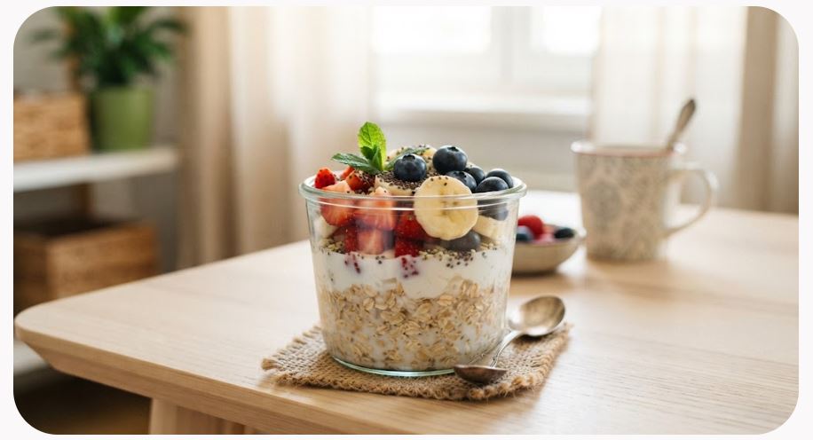 OVERNIGHT OAT, SARAPAN PRAKTIS YANG BISA DISIAPKAN SEJAK MALAM