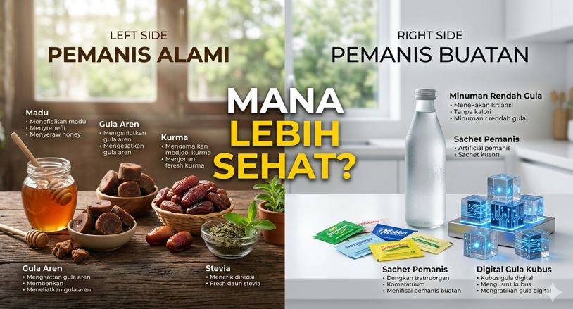 Sering Konsumsi Manis? Kenali Bedanya Pemanis Alami dan Buatan Sebelum Terlambat