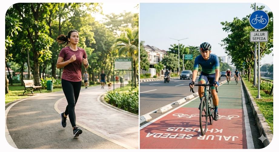 Jalan Kaki atau Bersepeda, Mana yang Lebih Efektif untuk Membakar Lemak?