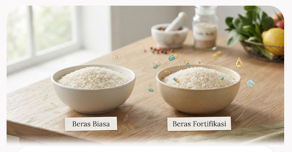 Jangan Hanya Lihat Harga, Kenali Beras Fortifikasi dan Kandungan Gizi Tambahannya