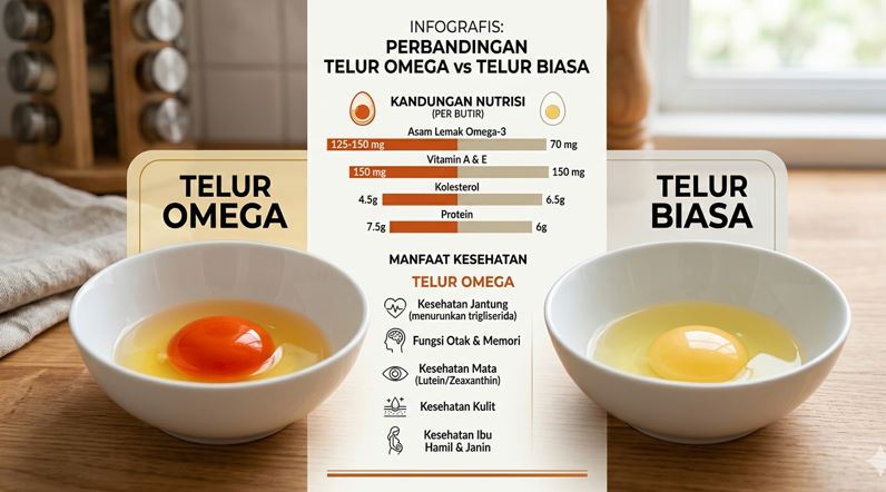 Apa Itu Telur Omega? Simak Kelebihan, Manfaat, dan Perbedaannya