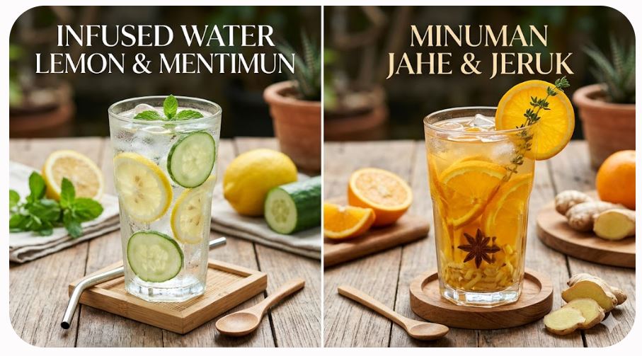 Resep 2 Minuman Alami Ini, Hilangkan Dahaga , Segar dan Lebih Sehat