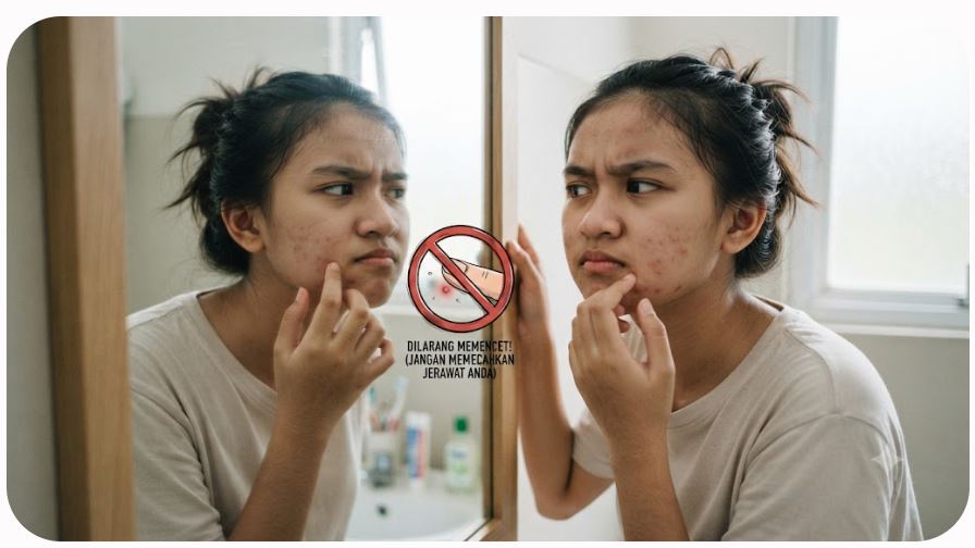 Memencet Jerawat Bisa Tinggalkan Bekas? Simak Cara Perawatan yang Tepat