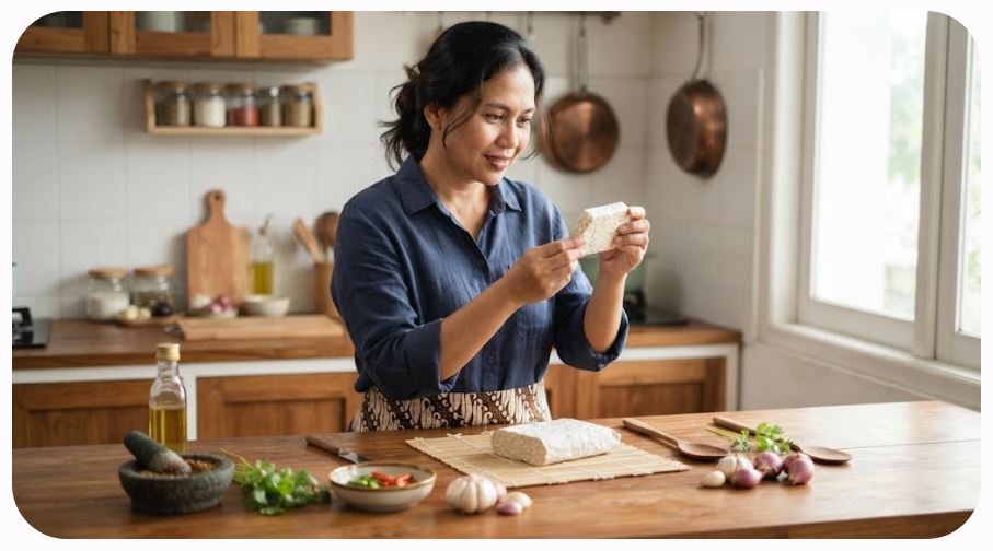 Tempe Mulai Berubah Warna dan Aroma? Kenali Ciri Tempe Semangit yang Aman Dikonsumsi