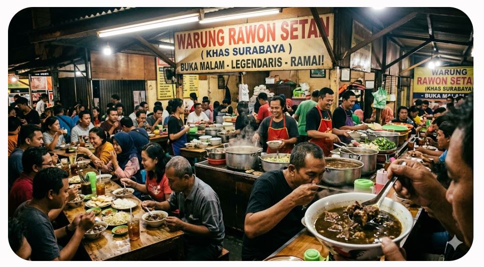 Mengenal Rawon Setan, Sajian Rawon Ikonik yang Selalu Diburu Wisatawan