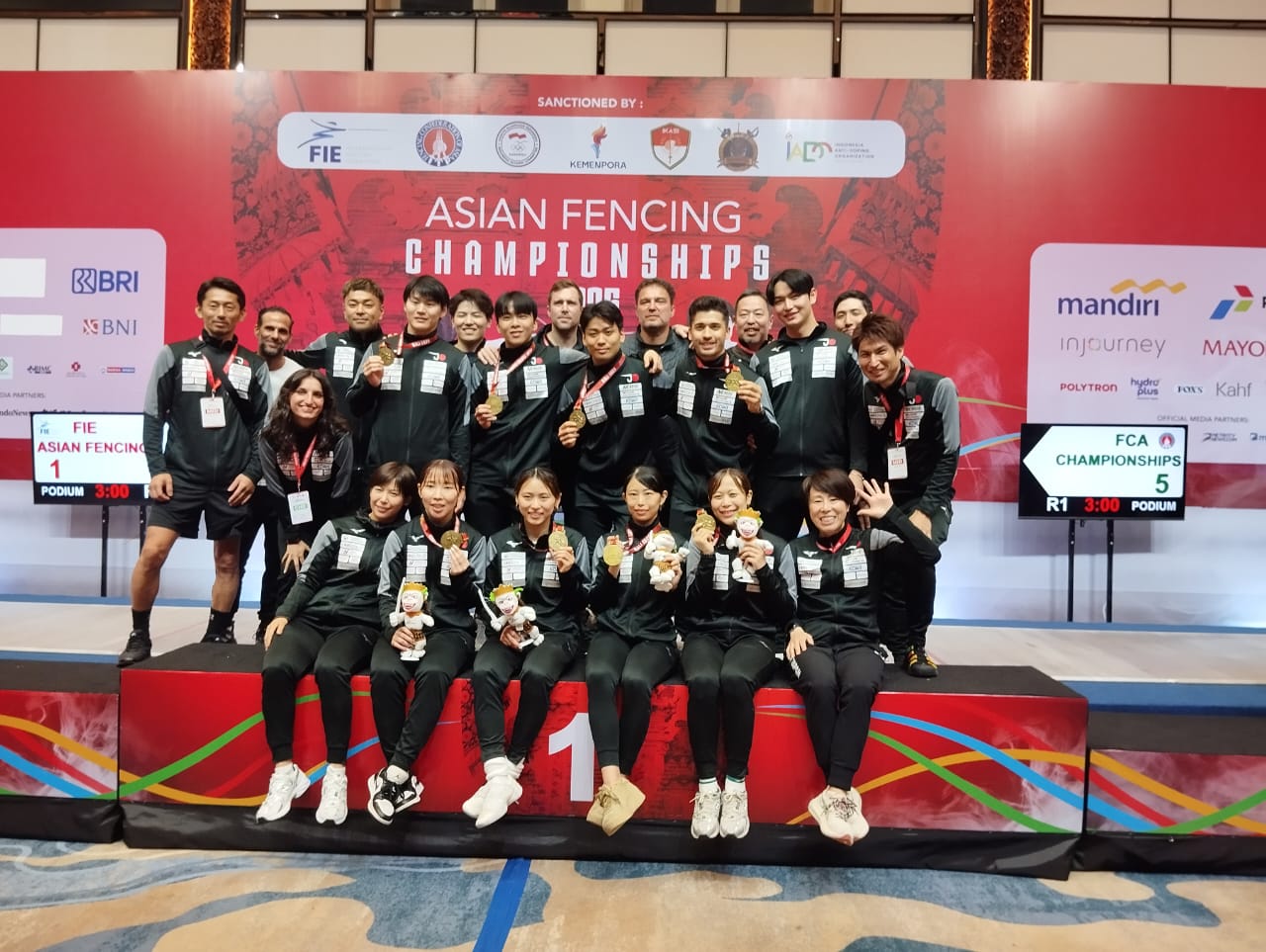 Gilas Korea di Final! Tim Sabel Putra Jepang Persembahkan Emas Ketiga di Kejuaraan Anggar Asia 2025