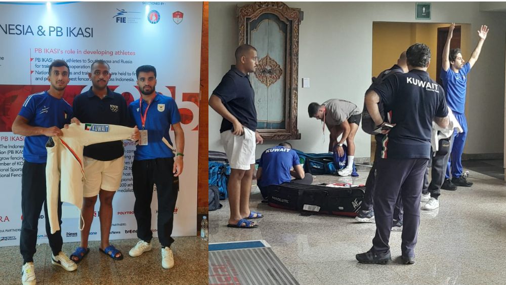 Meski Perang Iran-Israel Mencekam, Tim Anggar Kuwait Nekat Tiba di Bali Demi Kejuaraan Asia 2025!