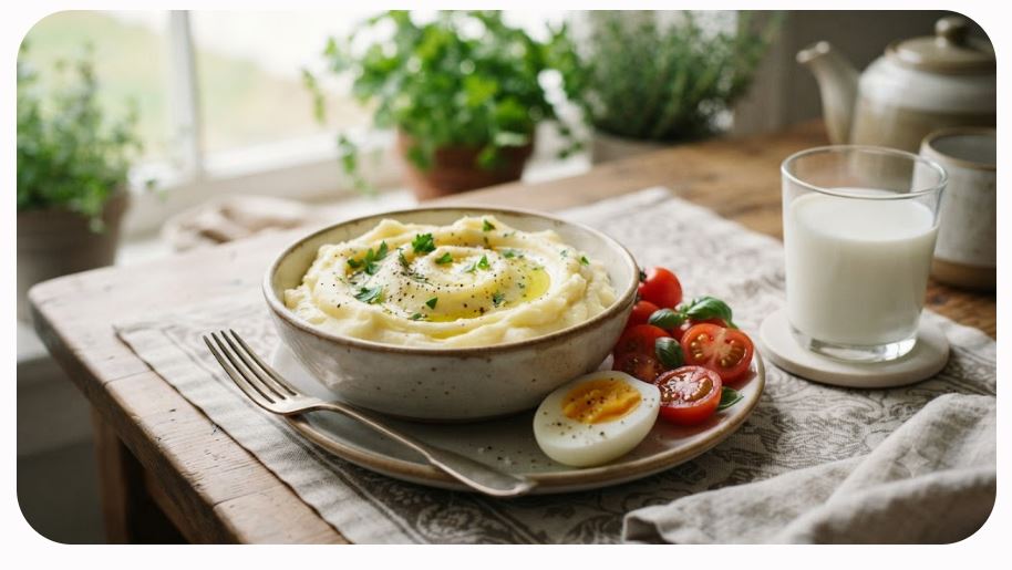 Mashed Potatoes Ala Rumahan, Sarapan Bergizi dengan Tekstur Lembut dan Creamy