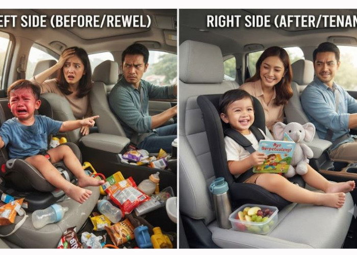 Jangan Panik! Ini Cara Efektif Mengatasi Balita Rewel Saat Naik Mobil, Kereta, atau Pesawat