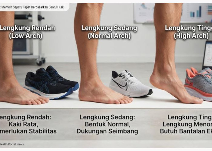 Sebelum Beli Sepatu Lari, Kenali Bentuk Telapak Kaki dan Cara Memilih yang Nyaman