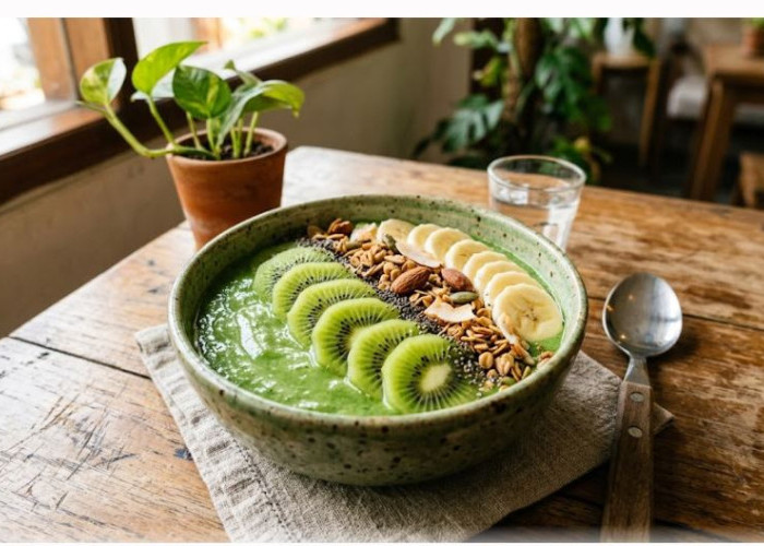 Resep Smoothie Bowl Hijau untuk Sarapan Sehat, Lezat dan Kaya Nutrisi