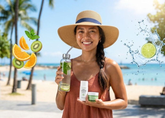 Kulit Tetap Lembap di Tengah Terik Matahari: Tips Simpel Anti Kering dan Kusam