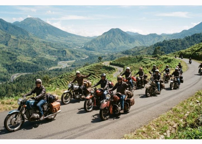 Nikmati Sensasi Touring dengan Motor Antik, Hobi Klasik yang Penuh Cerita
