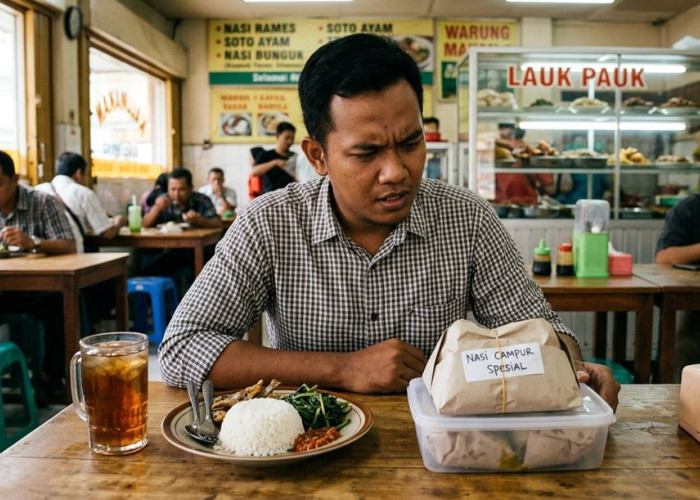 Mitos atau Fakta? Ini Penyebab Nasi Dibungkus Terlihat Lebih Banyak daripada Makan di Tempat