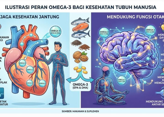 Mengenal Omega 3, Nutrisi Penting yang Dibutuhkan Tubuh Setiap Hari