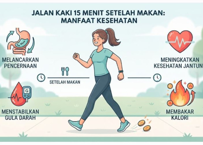 Jangan Langsung Duduk! Ini Manfaat Jalan Kaki Ringan Setelah Makan Menurut Ahli