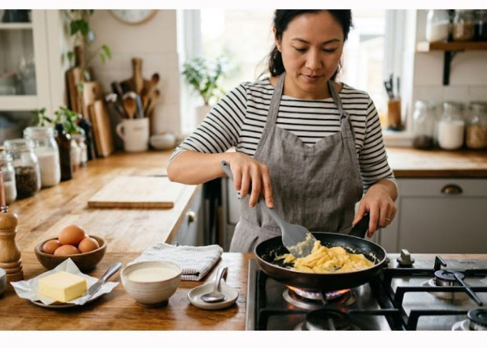 Scrambled Eggs Creamy Anti Gagal, Ikuti Trik Sederhana yang Dipakai Koki