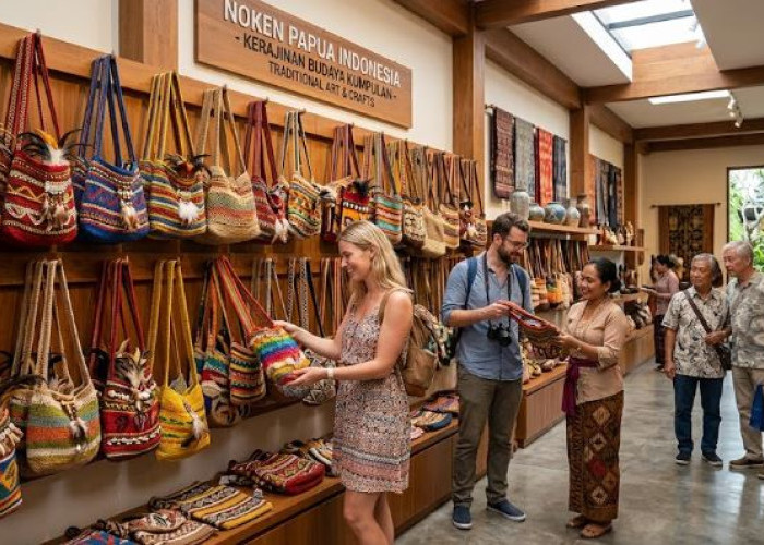 Dari Kampung ke Pasar Global, Noken Papua Jadi Produk Kreatif Bernilai Tinggi