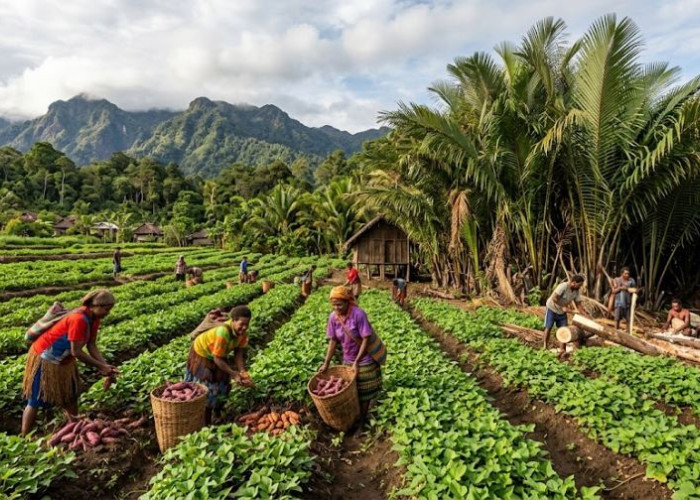 Saat Dunia Mencari Pangan Masa Depan, Indonesia Punya Ubi, Sagu, dan Papeda