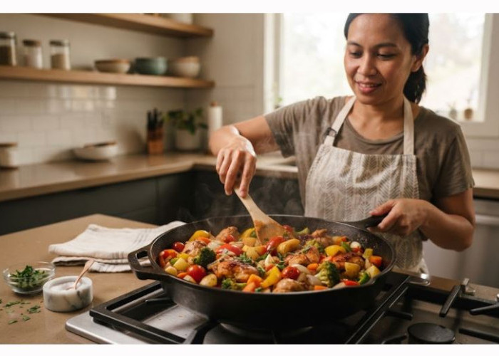 Anti Ribet di Dapur, Tren Masak Satu Pan Jadi Pilihan untuk Hidangan Nikmat dan Praktis