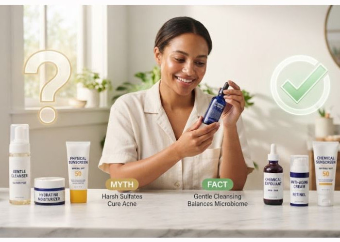 Sering Salah Kaprah, Ini Mitos dan Fakta Skincare yang Wajib Diketahui