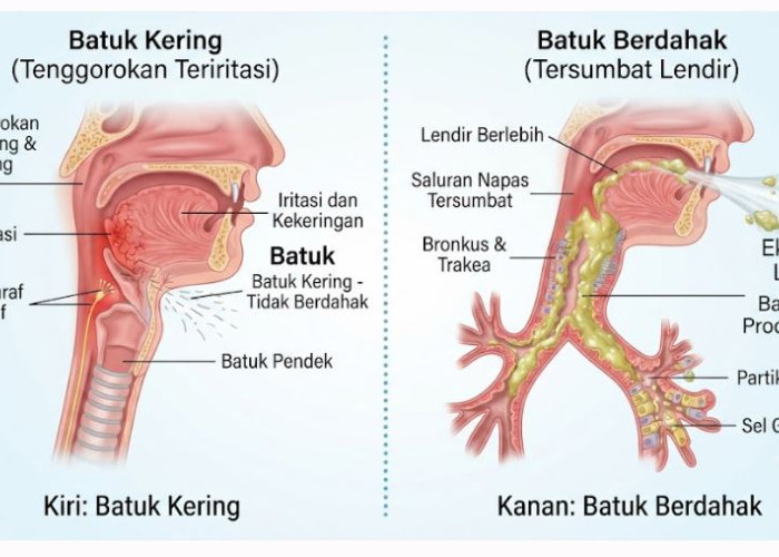 Batuk Kering vs Batuk Berdahak, Kenali Perbedaannya agar Penanganan Tidak Keliru